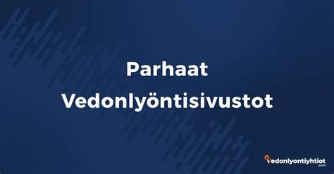 Parhaat vedonlyöntisivut » Uudet vedonlyöntisivut 2025